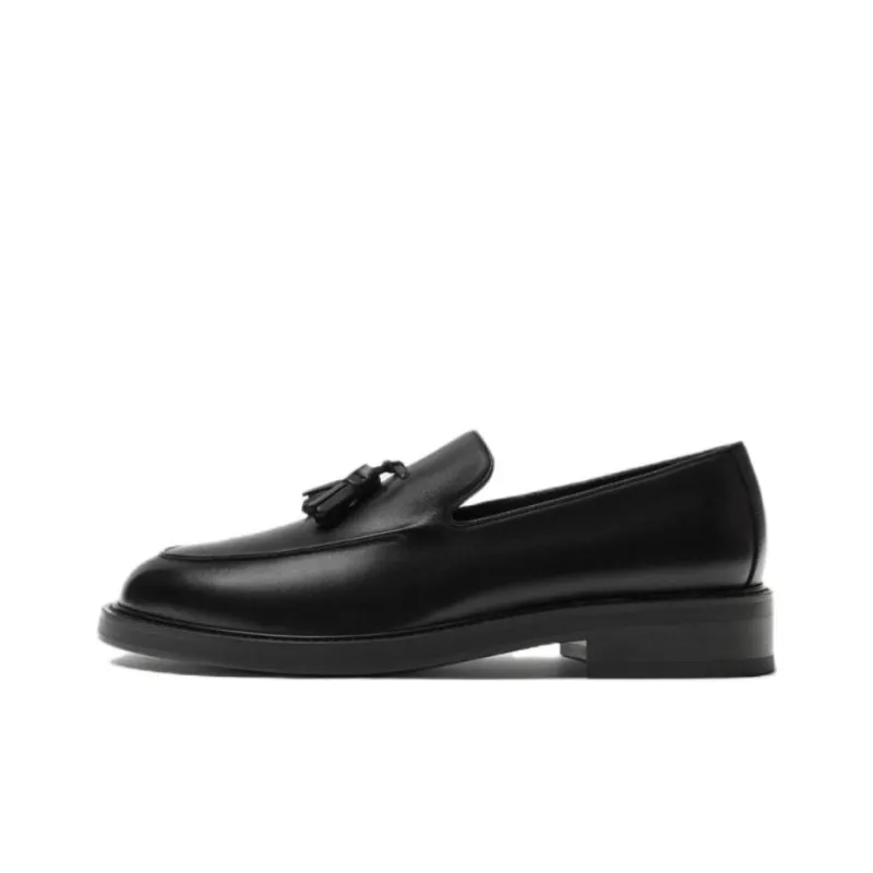 ZARA Loafers Men Black-0