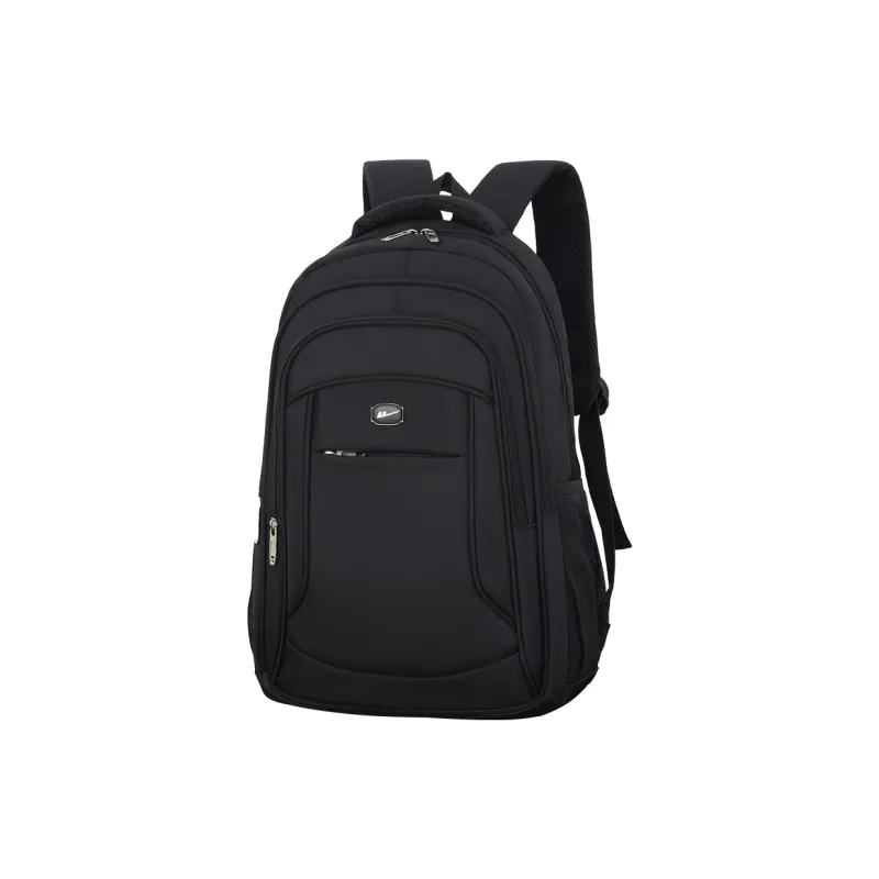 Warrior Polyester Backpack Regular Men's Black-1