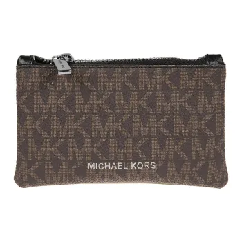 MICHAEL KORS PVC With Polyester Clutch Men's Brown