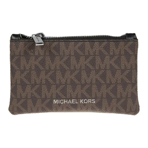 MICHAEL KORS PVC With Polyester Clutch Men's Brown