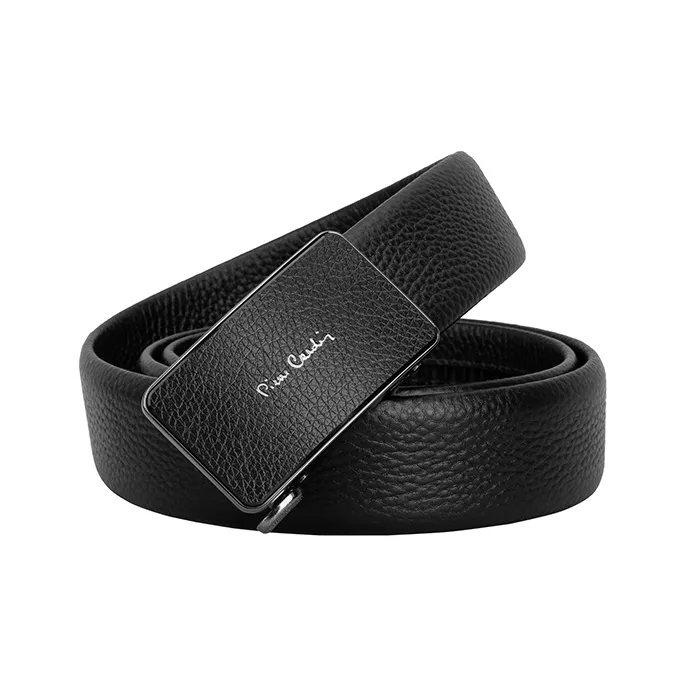 PIERRE CARDIN Genuine Cow Leather Automatic Buckle Father, Dad, And Father in Law Box Men's Width 3.5CM-39
