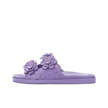 Melissa Slide Slippers Women's Black/Beige/Brown/Purple/Pink/Green