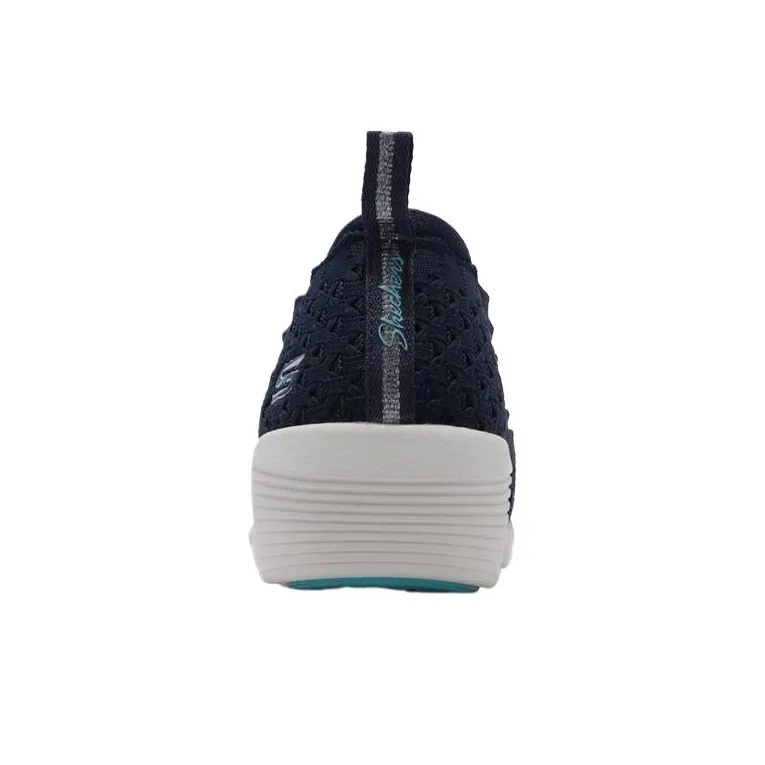 Skechers Arya Slip-Resistant Low-Top Casual Shoes Women's Blue-4