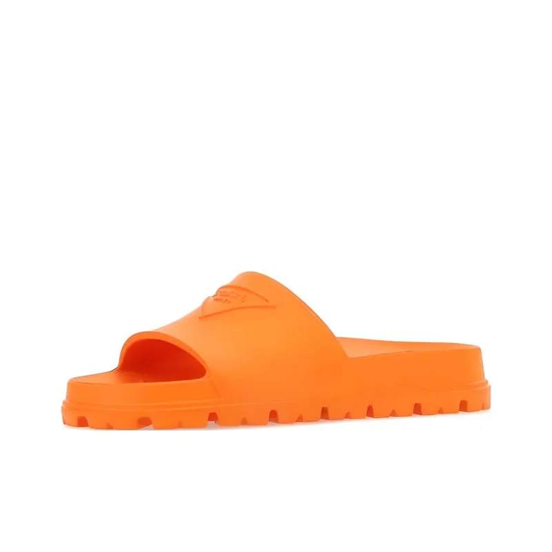PRADA Slide Slippers Women's Orange-3