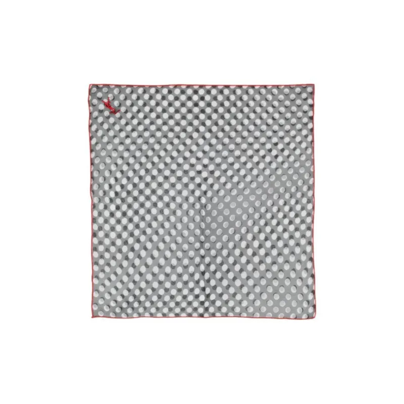 SAINT LAURENT 1980s Logo-embroidered Handkerchief-0