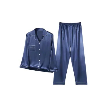 GUJIN Pajama Set Men's Royal Blue