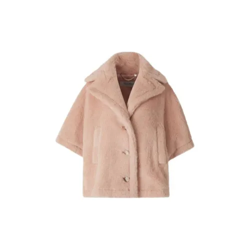 MaxMara Single-Breasted Teddy Coat