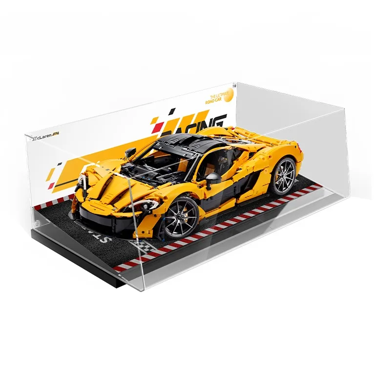 LIGHT YOUR BRICKS LeYiBai Compatibility Building Block 42172 McLaren P1 Racing Storage Box Model Accessories-3