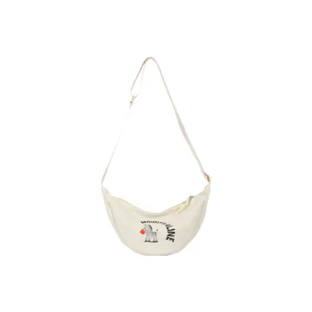 Single Warehouse Nylon Fabric Crossbody Bag Women's Ecru/Black/Khaki/Lake Blue/Pink