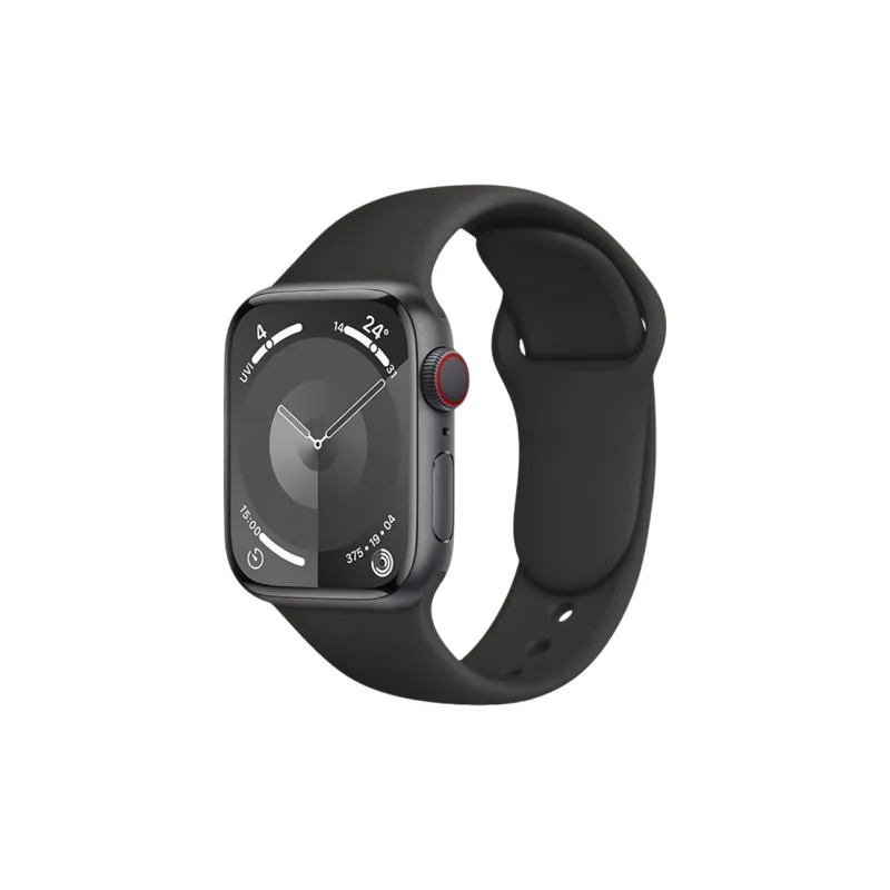 FZRT Apple Compatibility Watch Band Official Same Style Solid Color Liquid Silicone Strap Silicone Material-9