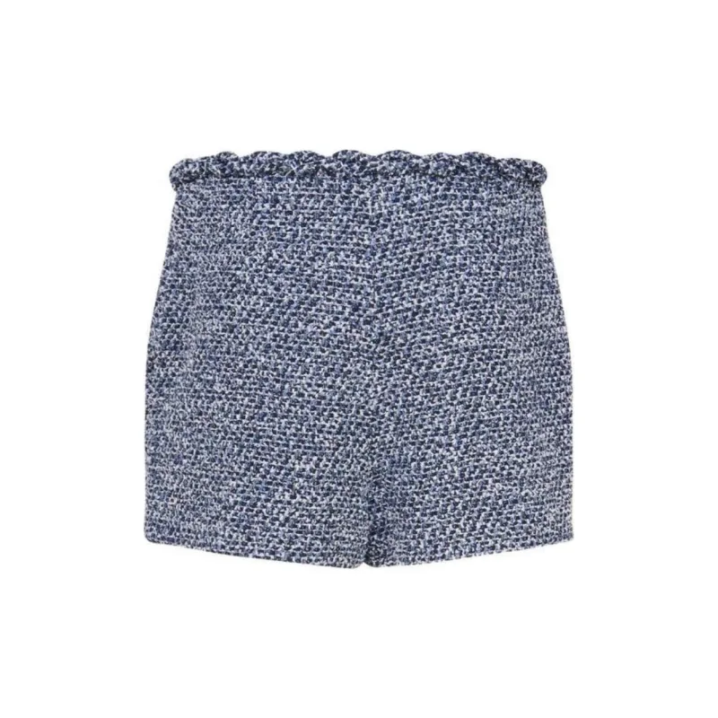 Valentino Bouclé Straight Hem Mini Skirt-1