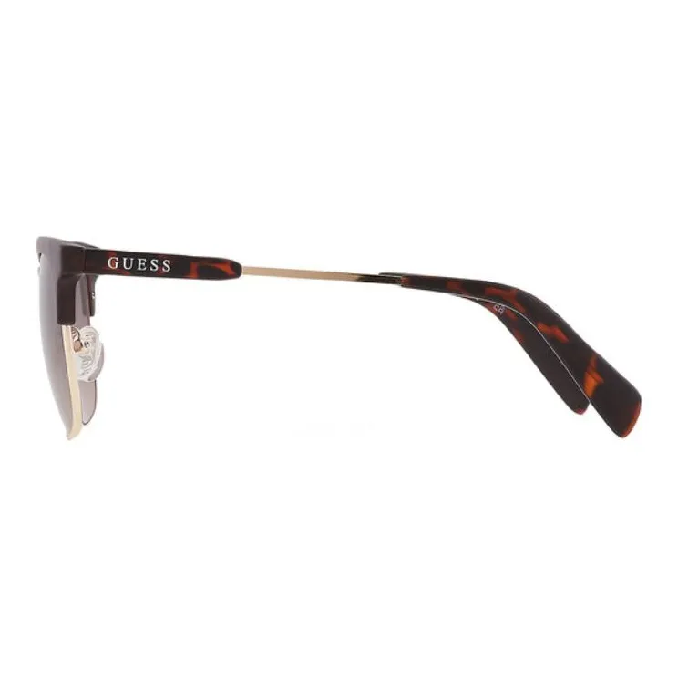 GUESS Metal Plastic Rectangular Sunglasses Men's Tortoiseshell-2