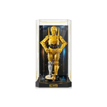 LIGHT YOUR BRICKS Compatibility Building Block 75398 Star Wars C 3PO Robot Storage Box Model Accessories