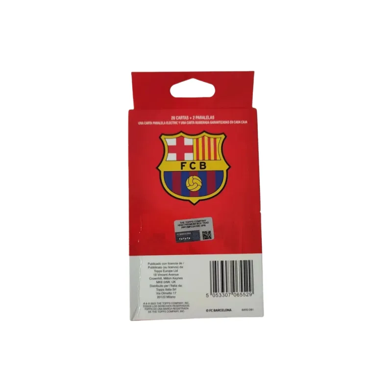 Topps 2023 24 Barça Fan Set Team Box Barcelona Team Card Star Player Card Box Card Sports Cards Full Box-1