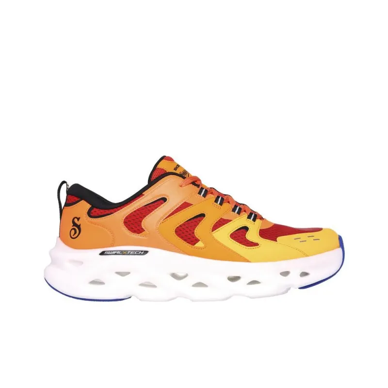 Skechers SNOOP Anti Slip Wear Resistant Low Top Training Shoes Men's Red Orange-1