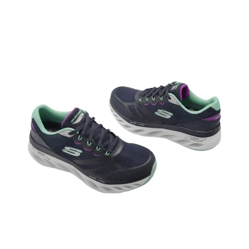 Skechers ARCH FIT GLIDE-STEP TRAIL Wear-Resistant Low-Top Casual Shoes Women's Black-3