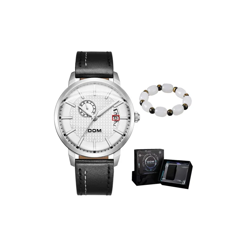 DOM Mechanical Movement Watch Men's Watches Black Dial-15