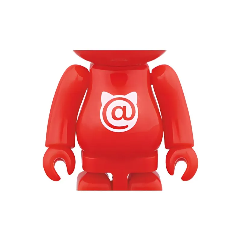 BE@RBRICK NY@BRICK NY Red Trendy Figures 6.5cm-2