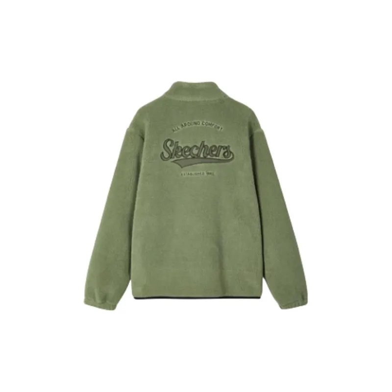 Skechers Velvet Jackets Unisex Chromium Green/01MX-1