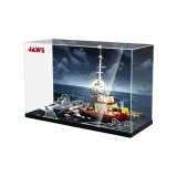 Integrated HD Background Display Case (Building Blocks Not Included)
