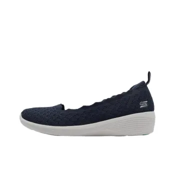 Skechers Arya Slip-Resistant Low-Top Casual Shoes Women's Blue