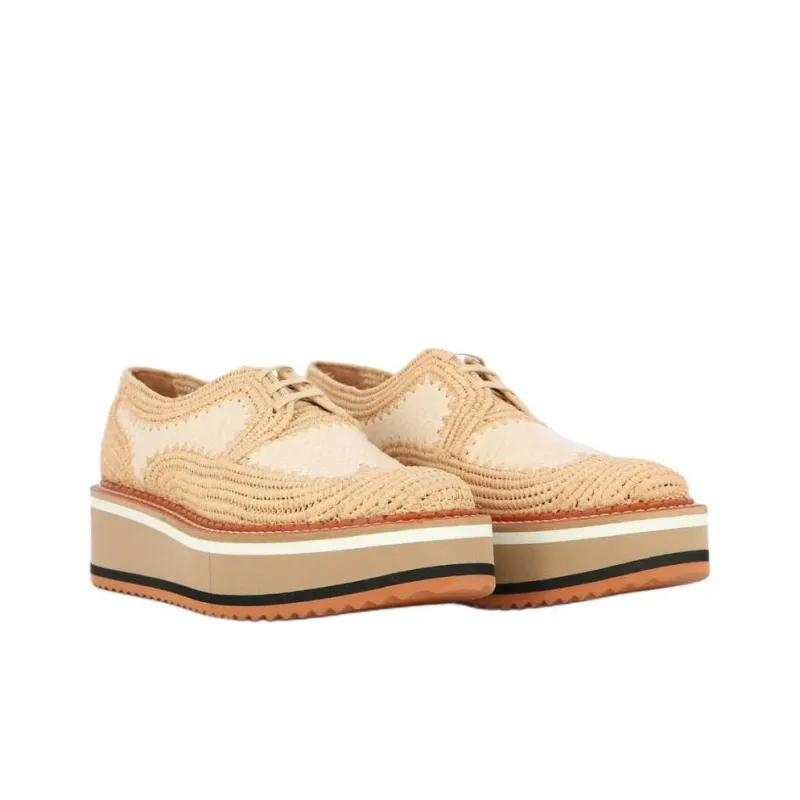 CLERGERIE Blake Casual Single Shoes 4.5cm Women's Beige-3