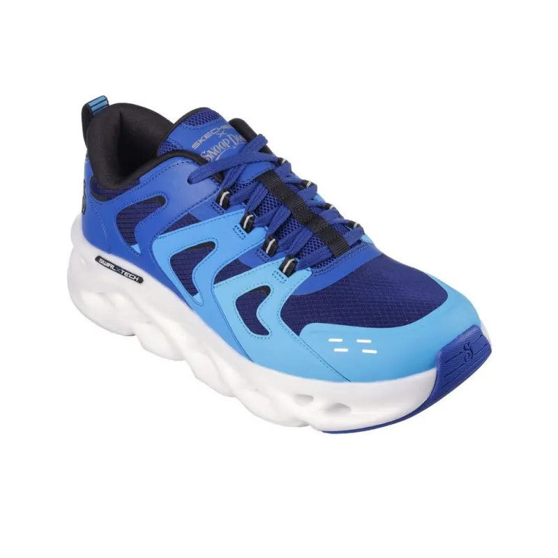 Skechers SNOOP Anti Slip Wear Resistant Low Top Casual Shoes Men's Blue-2