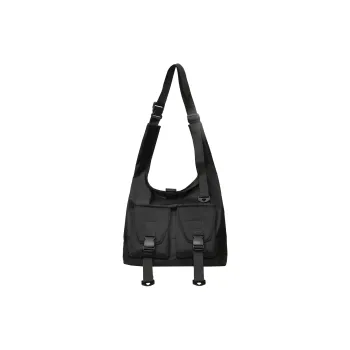 Yalu Nylon Shoulder Bag Regular Unisex Black