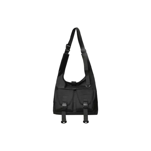 Yalu Nylon Shoulder Bag Regular Unisex Black