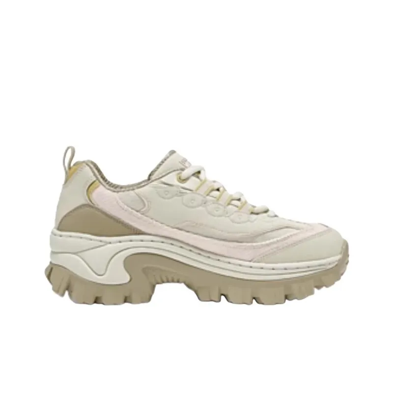 Skechers Street Anti Slip Wear Resistant Low Top Chunky Sneakers Women's Beige Pink-1