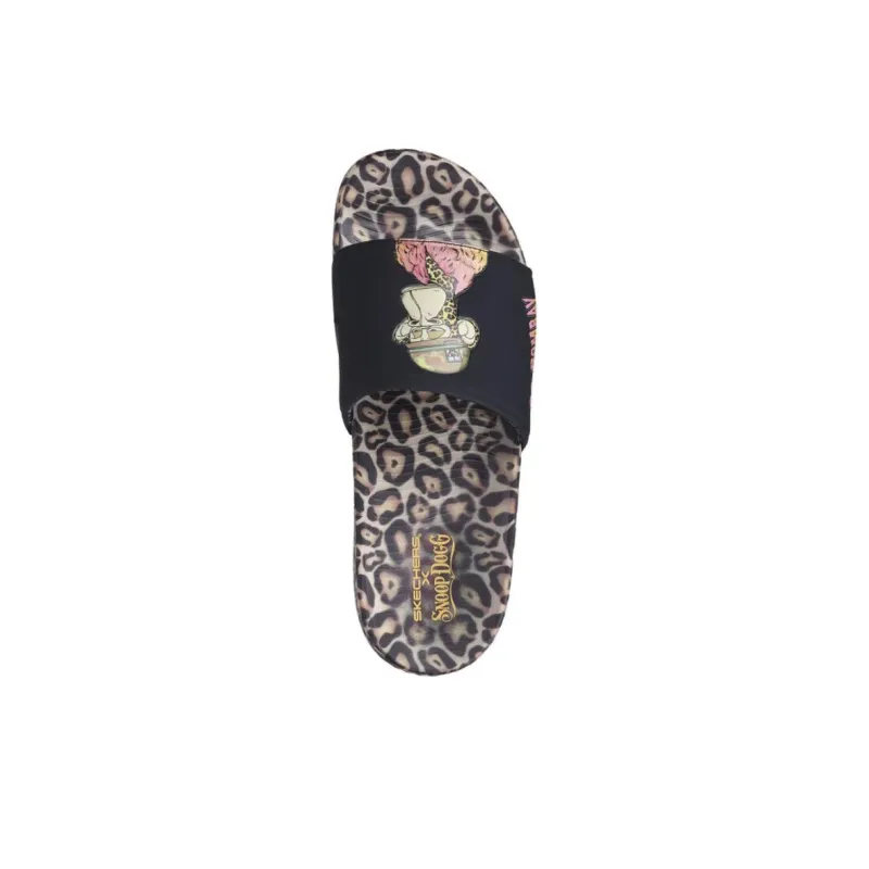 Snoop Dogg x Skechers Hyper Slide Slip Resistant Abrasion Resistant Slide Slippers Men's Black-3