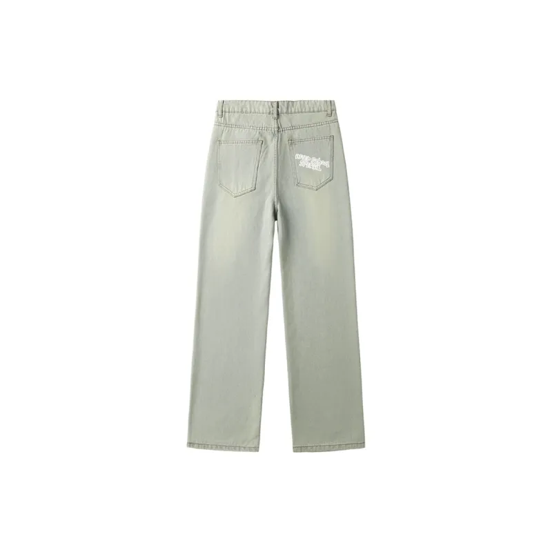 AFTER SCHOOL SPECIAL Jeans Unisex Yellow Mud-1