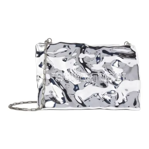 OFF-WHITE Sculpture Crushed Clutch Bag