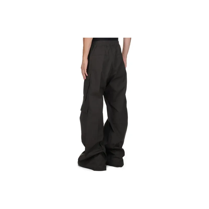 RICK OWENS Cargobelas Drawstring Wide Leg Trousers-1