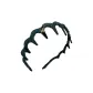 Green Fabric Bag Wave Headband