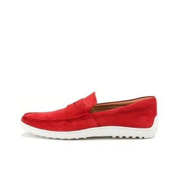 TOD'S Gommino Loafers Men Low Top Red