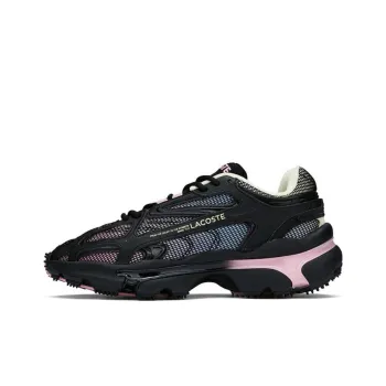 LACOSTE Low Top Casual Shoes Women's Black Pink