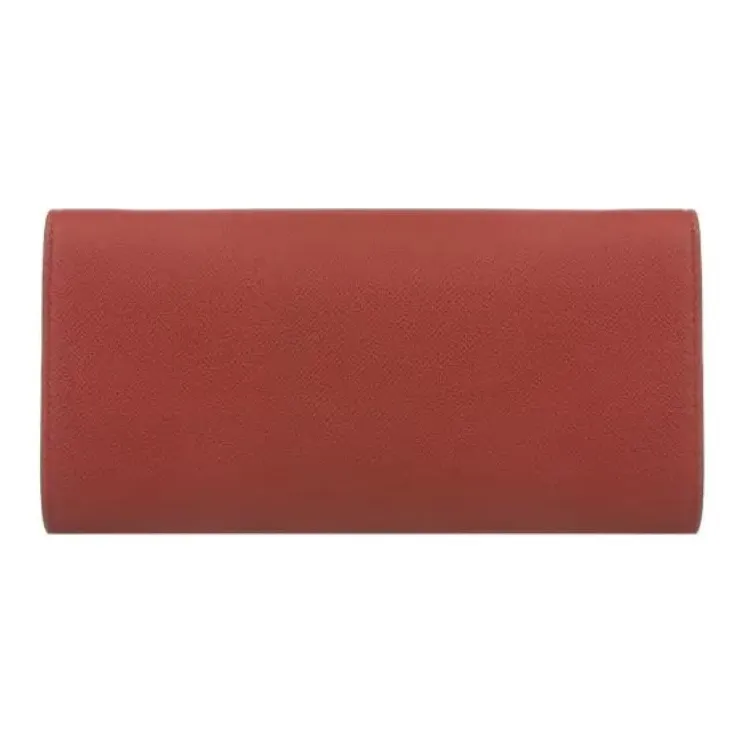 FERRAGAMO Leather Shoulder Bag Women's Maple Leaf Red-4