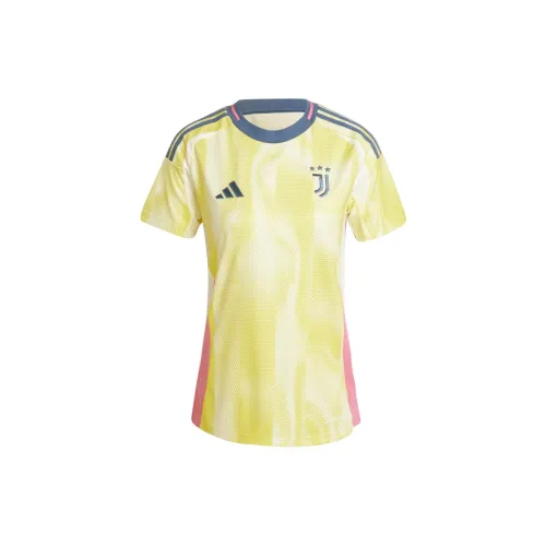 Adidas Juventus Soccer Jerseys Women's Yellow/White