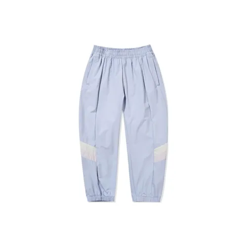 QIAODAN Knitted Sweatpants Women's Mist Blue/Crescent Moon