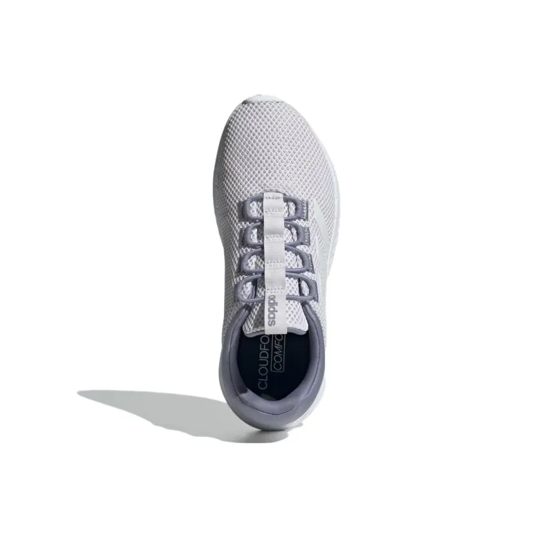 Adidas Cloudfoam Comfy Dash Grey Cloud White Silver Violet Women's-3