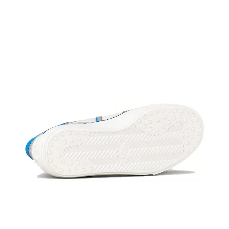 AUTOMOBILI LAMBORGHINI x TOD'S Low-Top Skateboard Shoes Men's Gray White Blue-4