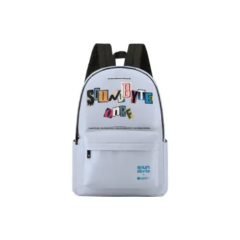 ONRF Polyester Backpack Medium Size Unisex White