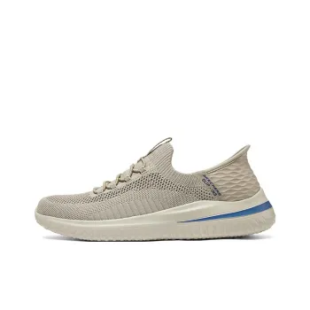 Skechers SKECHERS MENS USA Breathable Support Low-Top Casual Shoes Men's Taupe