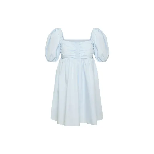 ARITZIA Short-Sleeved Dresses Women's Classic Light Blue