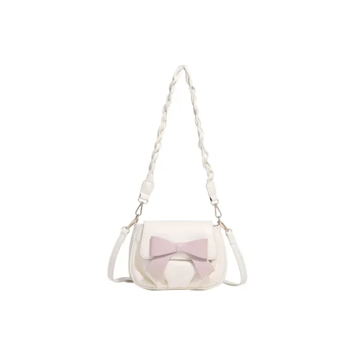 Bywhich PU Cloud Bag, Shoulder Bag Regular Women's White