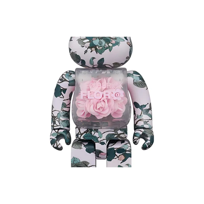 BE@RBRICK Flor@ Pink Rose 4-2