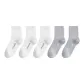 White 3-Light Gray 2[5 Pack]