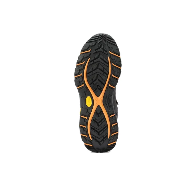 Columbia Steens Anti Slip Wear Resistant Mid Top Hiking Shoes Men's Black-4