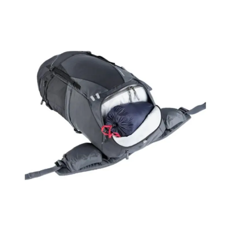 DEUTER 600 D Polyester Yarn Outdoor Hiking Bag Backpacks Unisex Black With Stone Ink-11